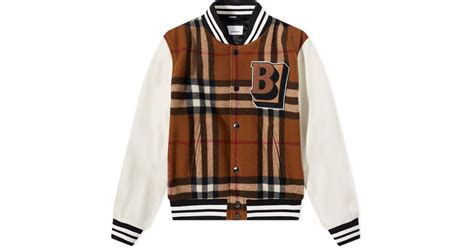 burberry varsity jacket men.